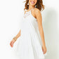 BRITT COTTON HALTER DRESS