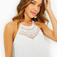 BRITT COTTON HALTER DRESS