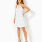BRITT COTTON HALTER DRESS