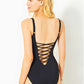 ISLE LATTICE BEADED ONE PIECE