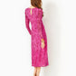 PRESLIE LONG SLEEVE MESH DRESS