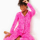 PJ KNIT LS BUTTON-UP TOP