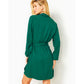 NICOLINA LONG SLEEVE JACQUARD DRESS
