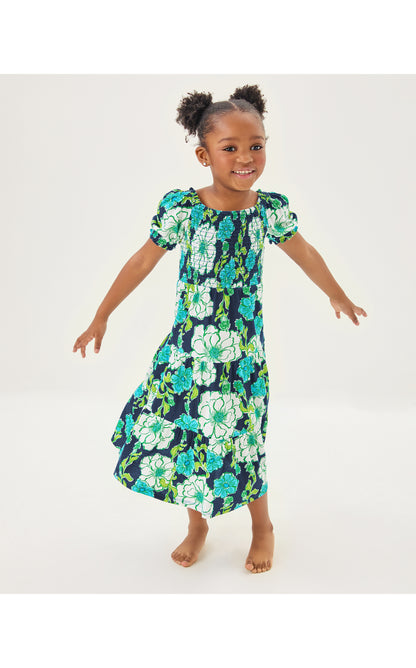 MINI JILLY SLEEVED MIDI DRESS