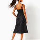 ELLARA JACQUARD MIDI BOW DRESS