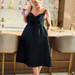 ELLARA JACQUARD MIDI BOW DRESS