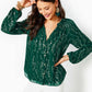 SAIGE LONG SLEEVE SILK TOP