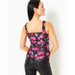 LEYA FLORAL JACQUARD TOP