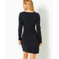 LYNN LONG SLEEVE TWIST DRESS