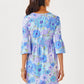 JANNIE V-NECK 3/4 SLEEVE DRESS