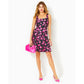 LEYA FLORAL JACQUARD DRESS