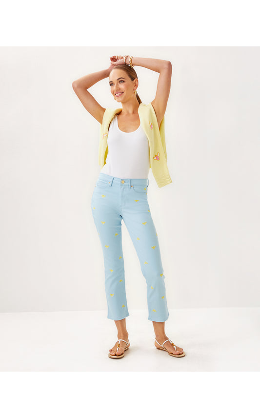 ANNET HIGH RISE CROP FLARE