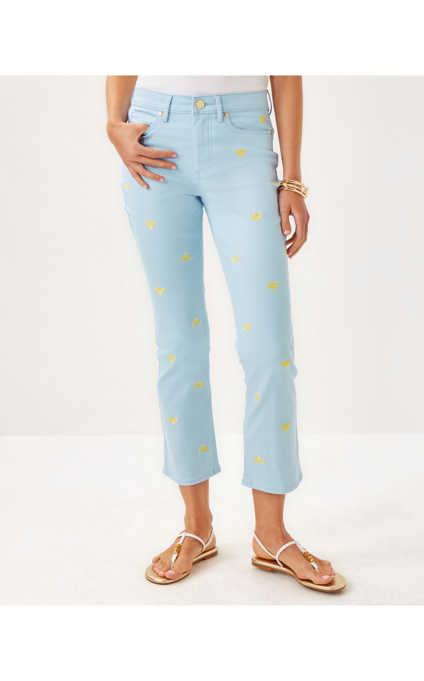 ANNET HIGH RISE CROP FLARE