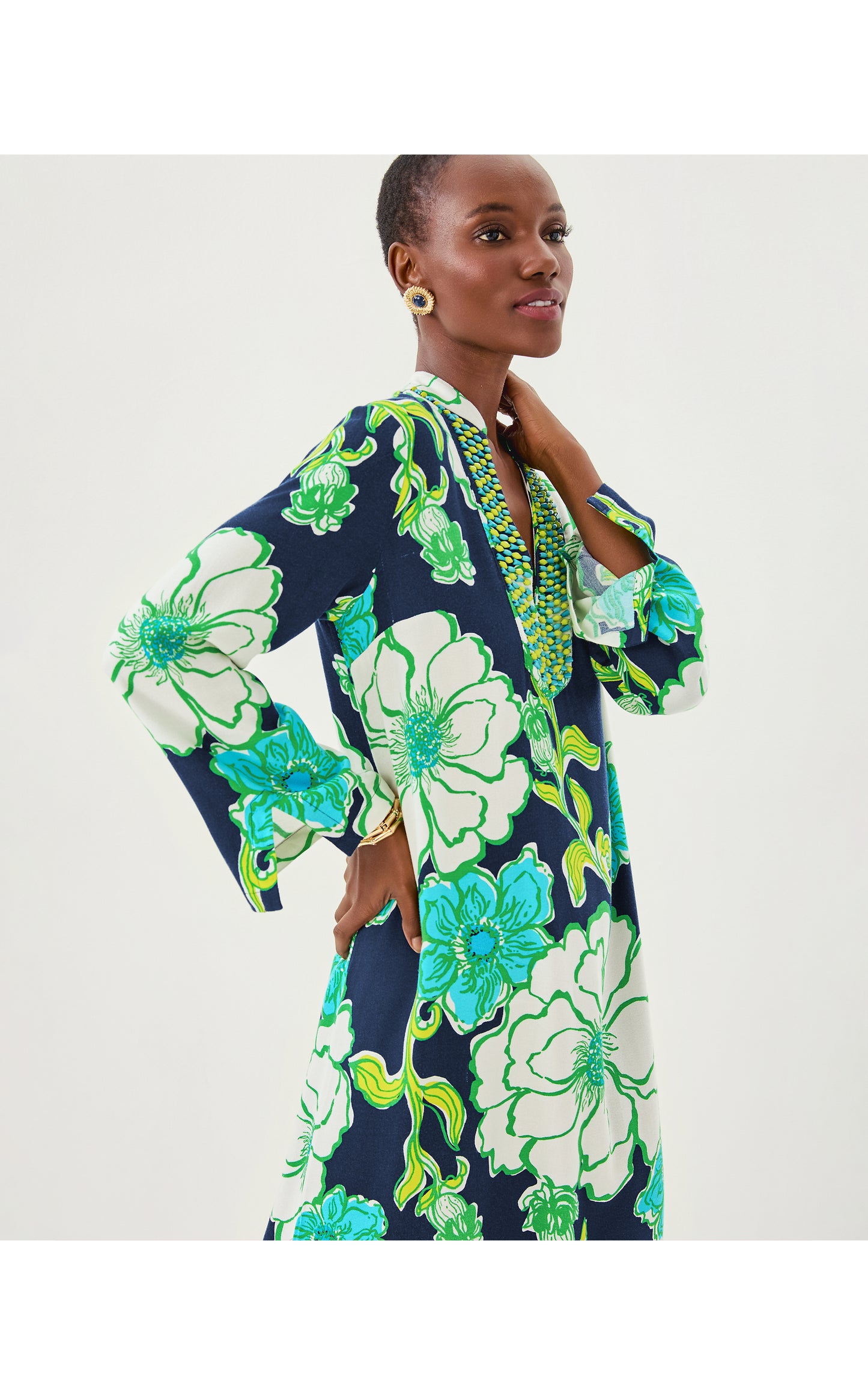 IRELLA MAXI CAFTAN DRESS