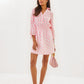 ABRALYNN LONG SLEEVE LINEN SHIRTDRESS