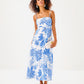 JORGIAN LINEN MIDI DRESS