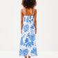 JORGIAN LINEN MIDI DRESS