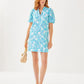 MIALEIGH ELBOW SLEEVE LINEN DRESS