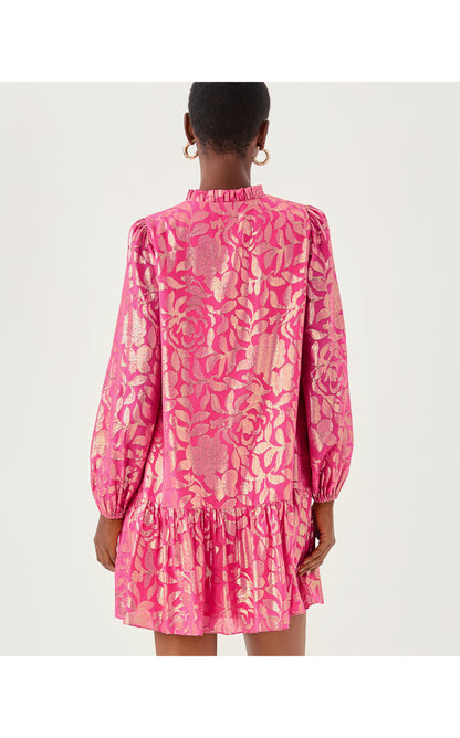 EVALINE SILK DRESS