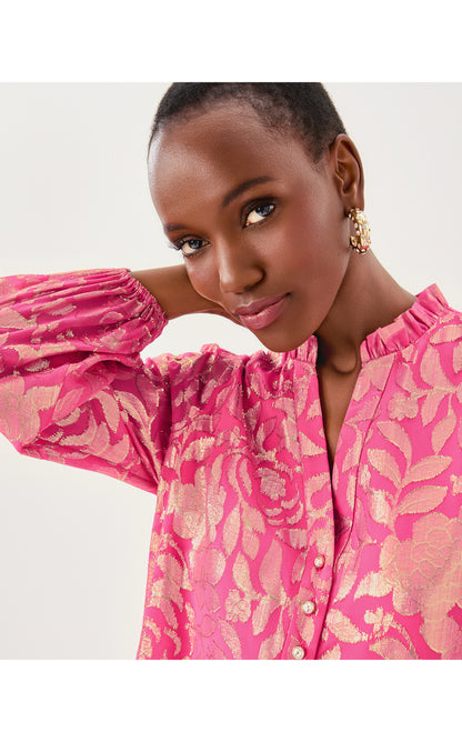EVALINE SILK DRESS