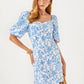 JUSTINA SKIRTED ROMPER