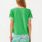 CLAIRMONT TRIMMED KNIT TOP