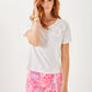 CLAIRMONT ROSETTE KNIT TOP
