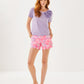 CLAIRMONT ROSETTE KNIT TOP