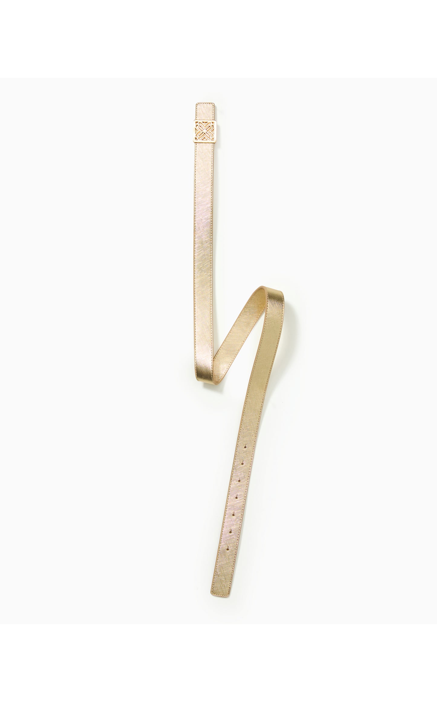 LP SKINNY LEATHER LOGO BELT