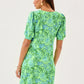 OLIVINE SHORT SLEEVE DRESS