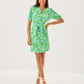 OLIVINE SHORT SLEEVE DRESS