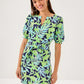 OLIVINE SHORT SLEEVE DRESS