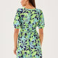 OLIVINE SHORT SLEEVE DRESS