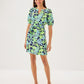 OLIVINE SHORT SLEEVE DRESS