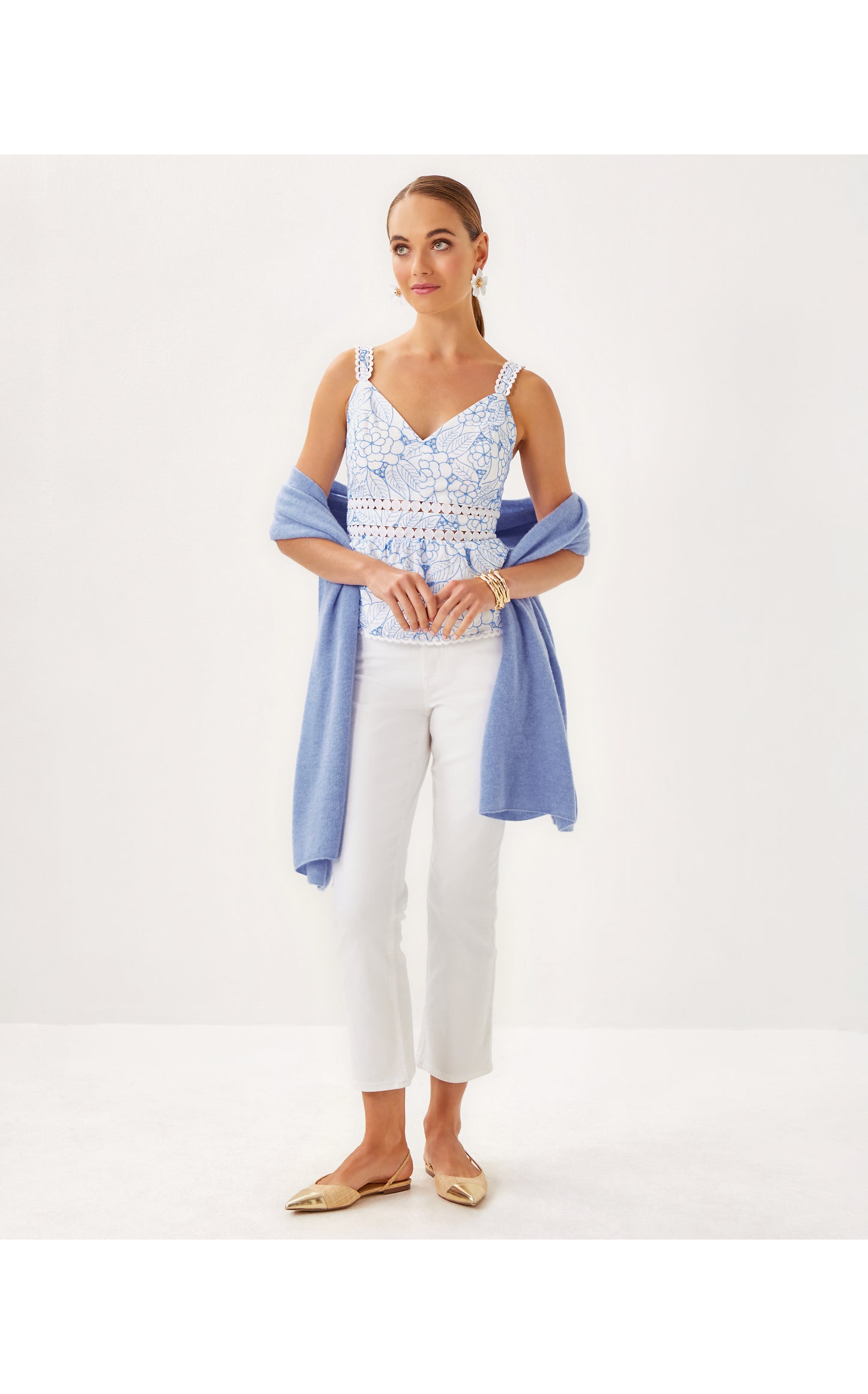 TIAH EYELET TOP