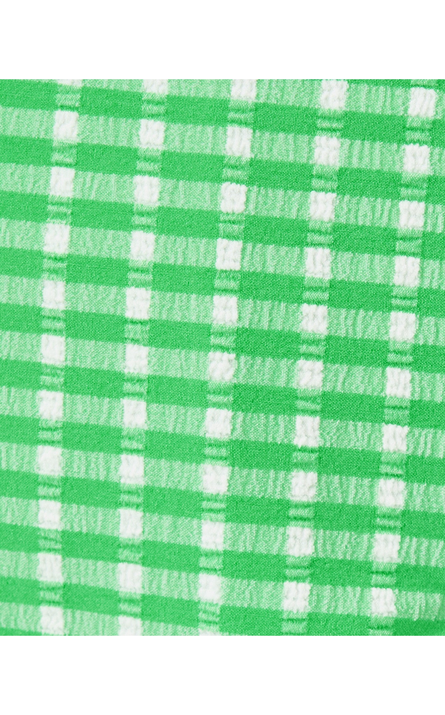 MONICA 15" PLEATED SKORT - FAUNA GREEN - PERFORMANCE GINGHAM