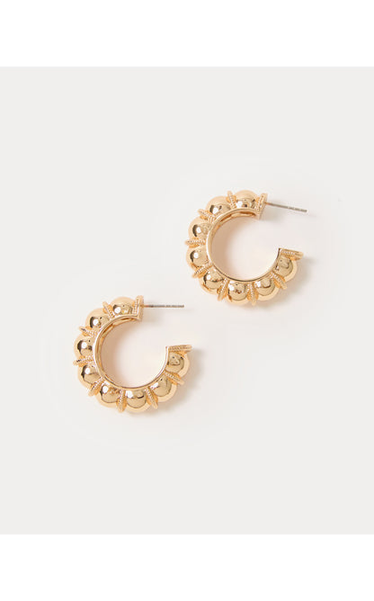 BRIGHT DELIGHT HOOP EARRINGS