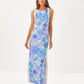 MARLEIGH STRETCH MAXI SHIFT DRESS