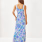 MARLEIGH STRETCH MAXI SHIFT DRESS