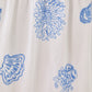 ZANNA EMBROIDERED COTTON MIDI DRESS