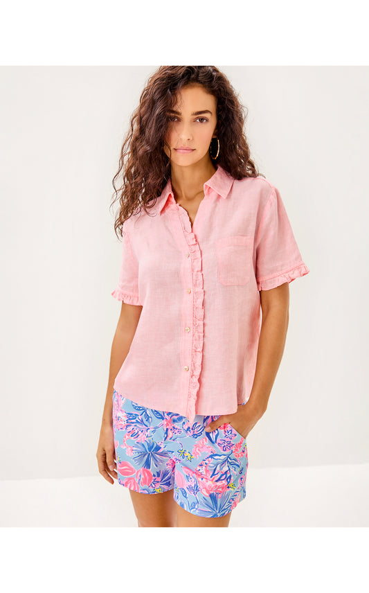 CARDEN RUFFLE TOP