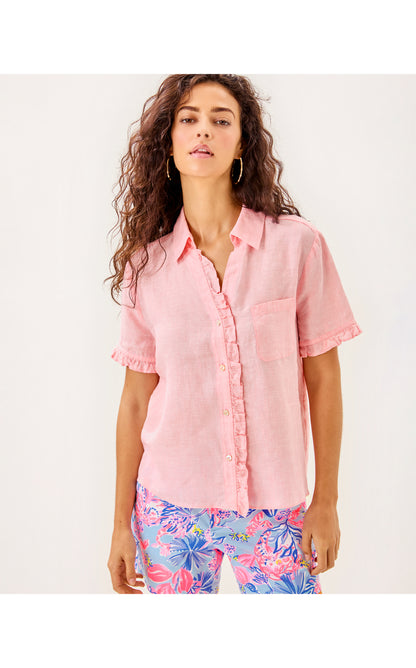 CARDEN RUFFLE TOP