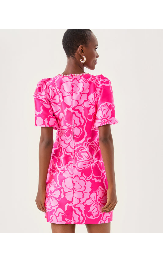 BRITNEE JACQUARD SHIFT DRESS