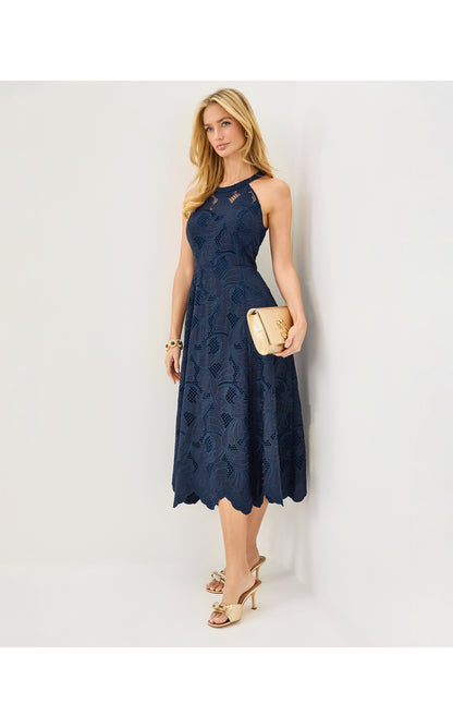 DENISE LACE MIDI DRESS