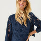 AMABEL LONG SLEEVE CROPPED TOP