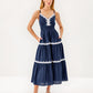 ZANNA COTTON MIDI DRESS