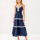 ZANNA COTTON MIDI DRESS