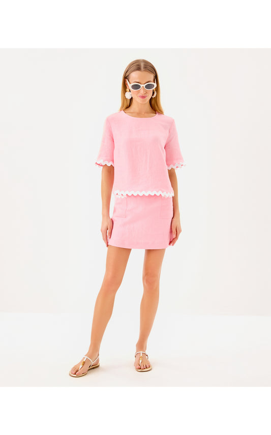 NIK SHORT SLEEVE CROPPED TOP