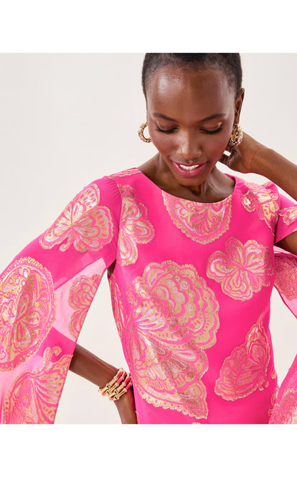 MADELYN SILK MAXI CAFTAN