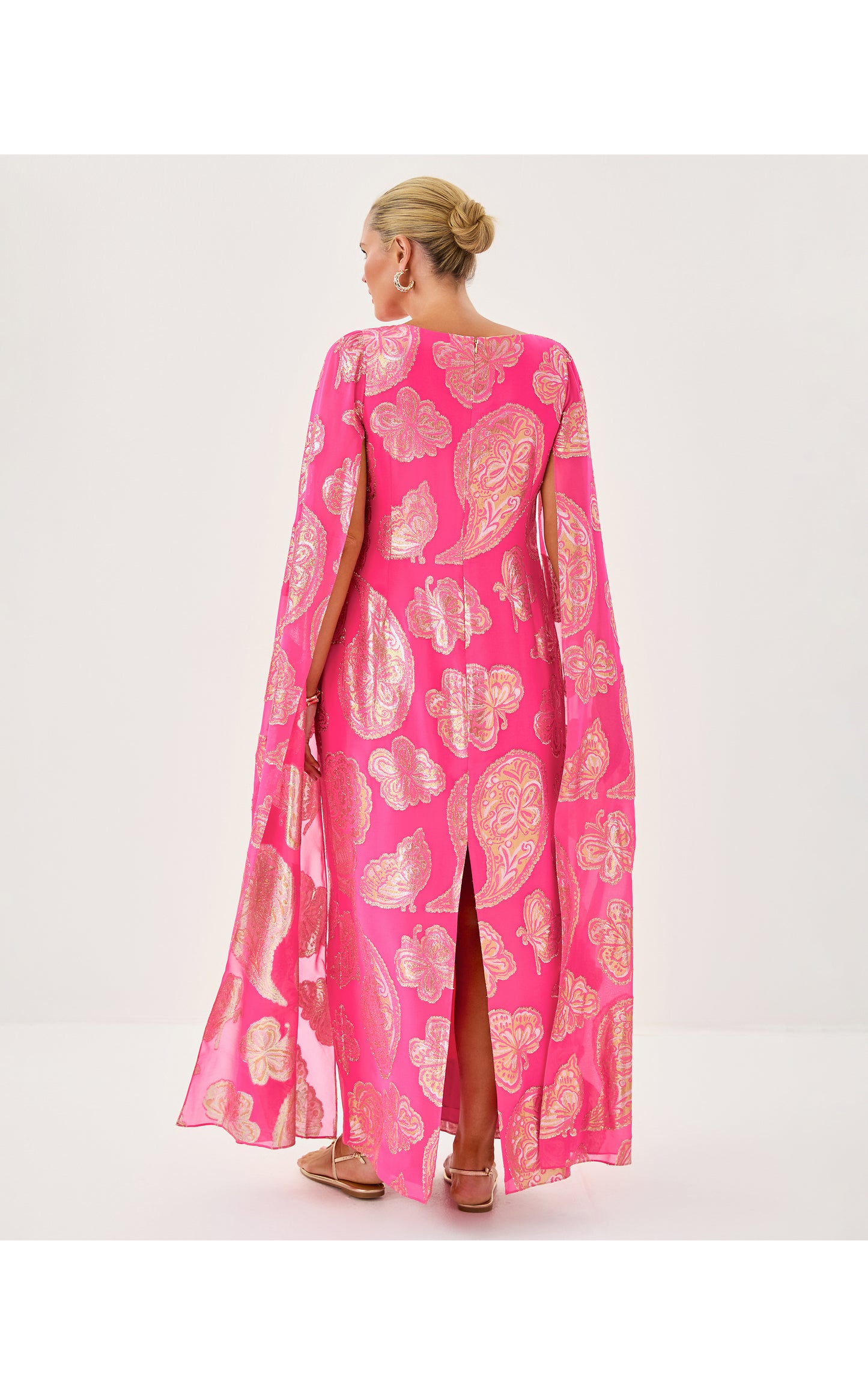 MADELYN SILK MAXI CAFTAN
